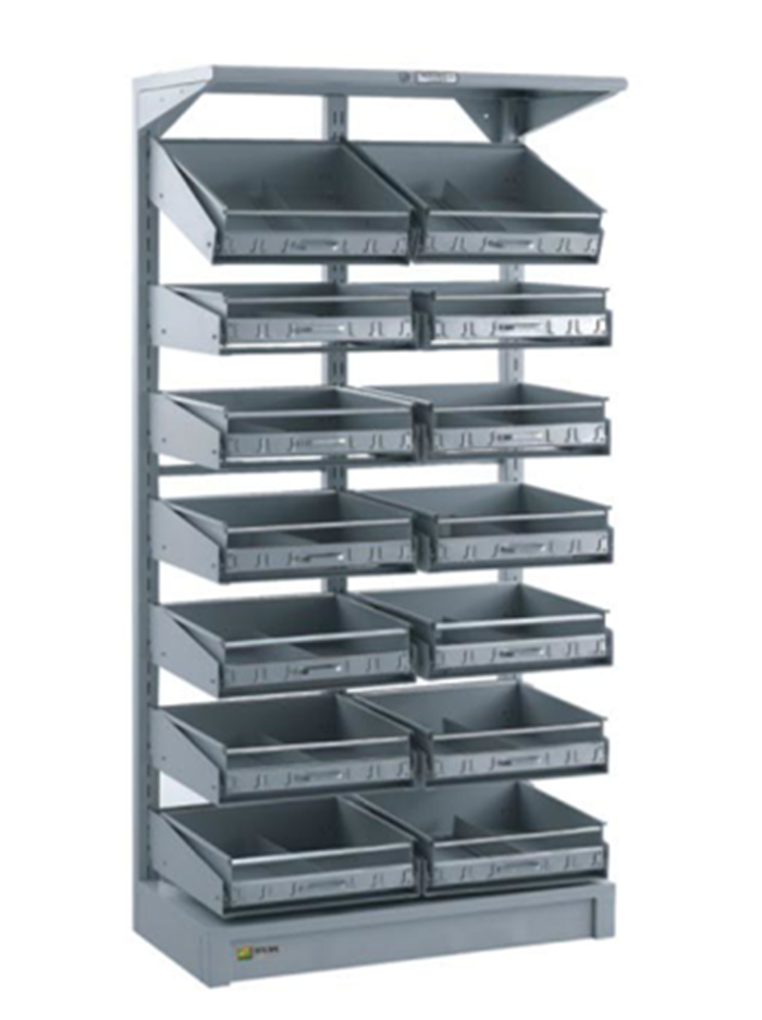 可調(diào)雙斗成藥架