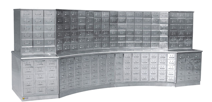 ZH824四弧形組合中藥調(diào)劑柜